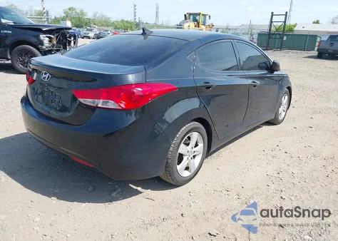 2013 Hyundai Elantra Gls from USA, damaged, VIN 5NPDH4AE0DH439560